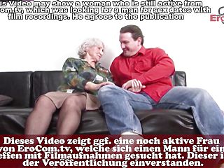 German old grandma natural tits seduced from her step son